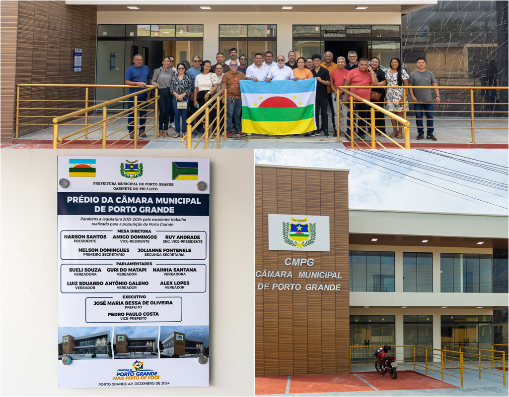 ENTREGA DA NOVA CÂMARA MUNICIPAL DE PORTO GRANDE